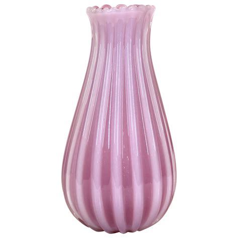 Vintage Rose Colored Glass Vases Town