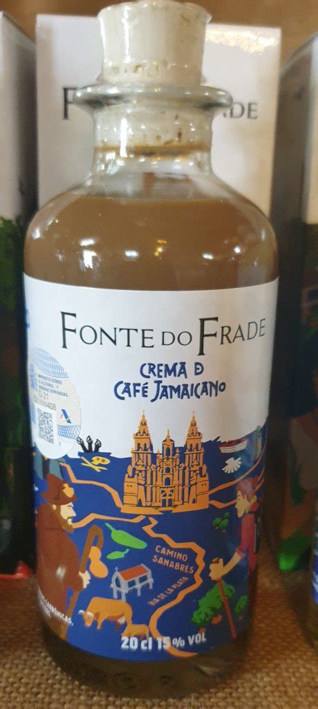 Licor Crema de Café Jamaicano 20 cls Fonte do Frade Confitería Estevez