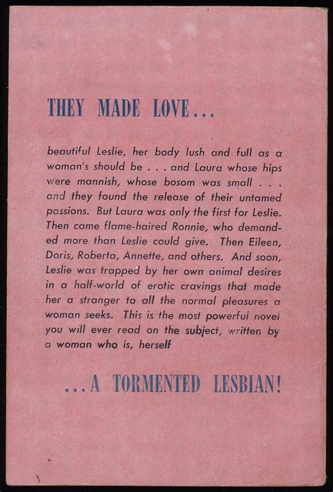 the book covers of some of the earliest lesbian erotica