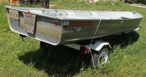 1992 Grumman 14 Aluminum V Bottom Boat In Newton Ks Item D7814 Sold