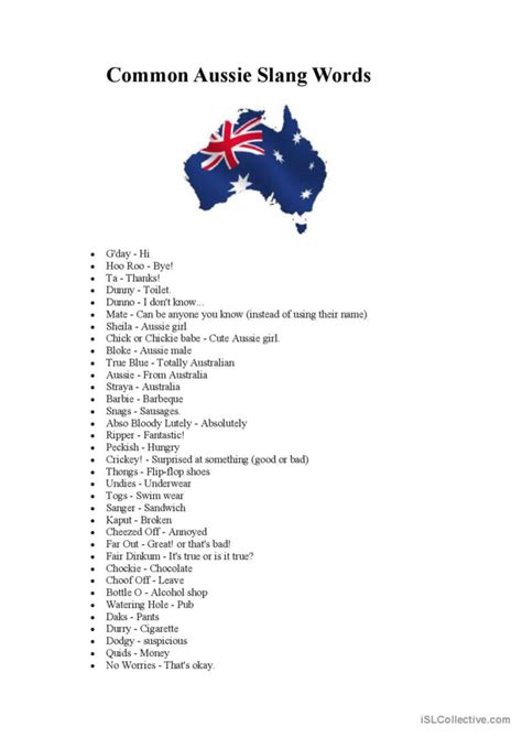 Australian Slang Dictionary Blog Hix Com