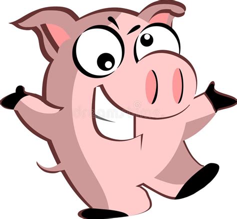 Cartoon Pig Stock Vector Illustration Of Animal Pink