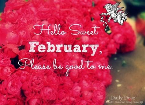 Hello February Via Daily Dose On Facebook Hello February Quotes Be