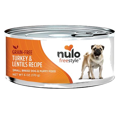 For wet dog foods, nulo typically provides a little more protein (about 3.13% more). Nulo Freestyle Turkey & Lentils Recipe Grain-Free Small ...