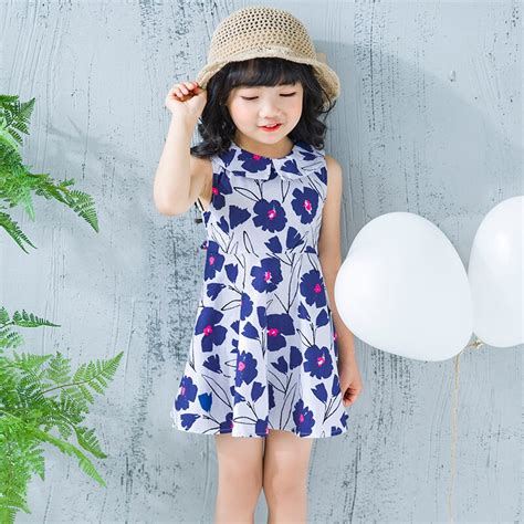 Summer Children Evening Dresses For Girls 2018 O Neck Flower Princess