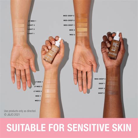 Neutrogena Healthy Skin Sensitive Skin Serum Foundation With Pro Vitamin B Color Correcting