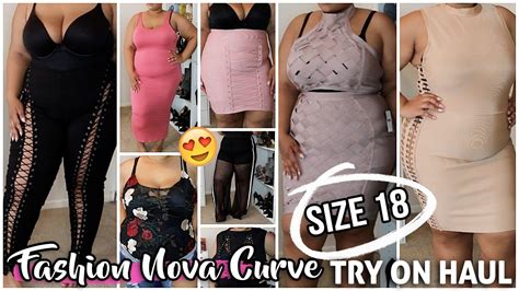 Size 18 Plus Size Fashion Nova Curve Sexy Summer Try On Haul Youtube