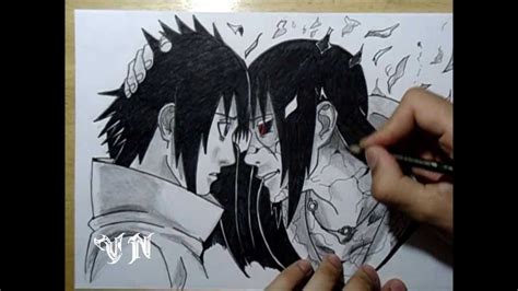 Drawing Sasuke And Itachi Edo Tensei By Vanderninja Youtube