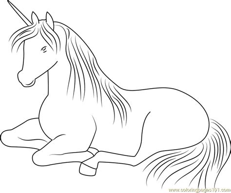2 sleeping unicorn coloring page. Unicorn Relaxing Coloring Page - Free Unicorn Coloring ...