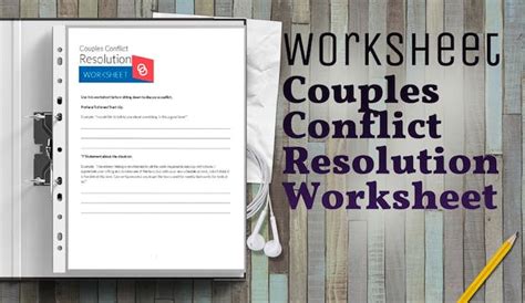 Plr Worksheets Couples Conflict Resolution Worksheet Plrme
