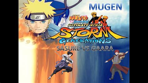 Naruto Ultimate Ninja Storm Generations Gameplay Sasuke Sannin Vs Gaara