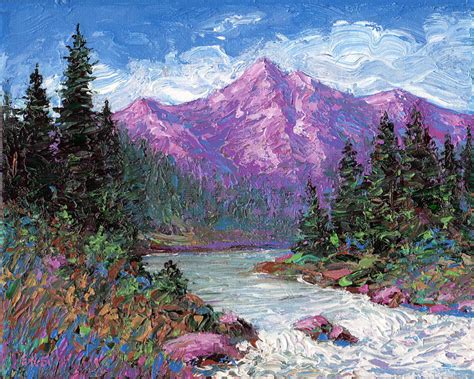 Purple Mountain Majesty Painting By Norman Engel Pixels