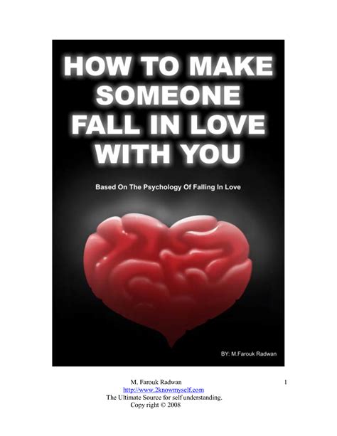 How To Make Someone Fall In Love With You Ebook Can Guide People To