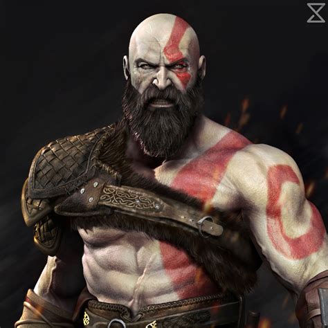 Kratos Fanart Zbrushcentral