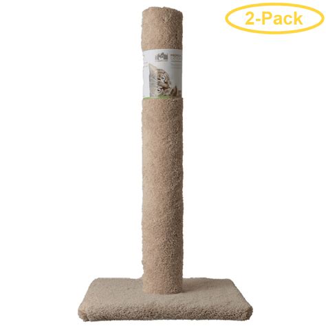 Urban Cat Cat Carpet Scratching Post 32 High Assorted Colors Pack