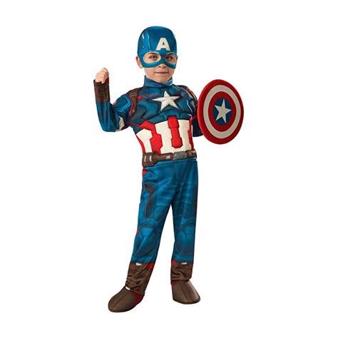 תחפושת קפטן אמריקה שרירי לפעוטות פורים רוביס צעצועי מורן
