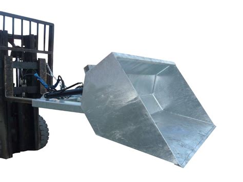 Mild Steel Forklift Bucket Attachment Technosys Equipments Private