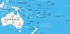Countries of Oceania Map Quiz - Trivia & Questions