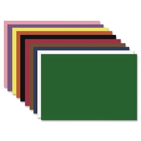Nature Saver Smooth Texture Construction Paper 12 X 18 Multicolor