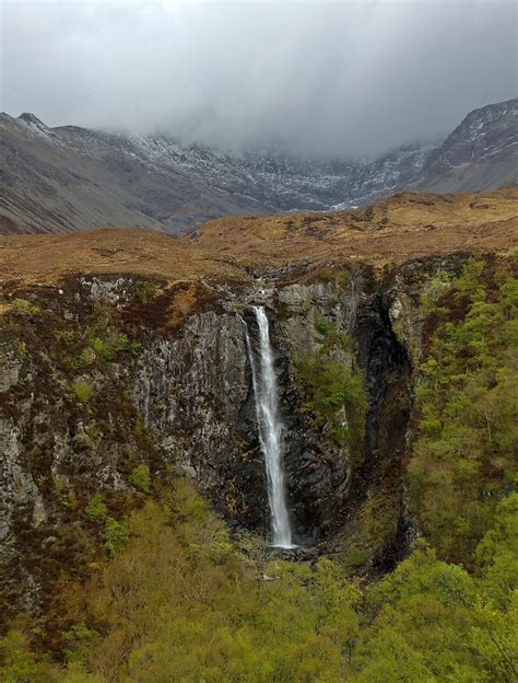 Eas Mòr Waterfall Isle Of Skye