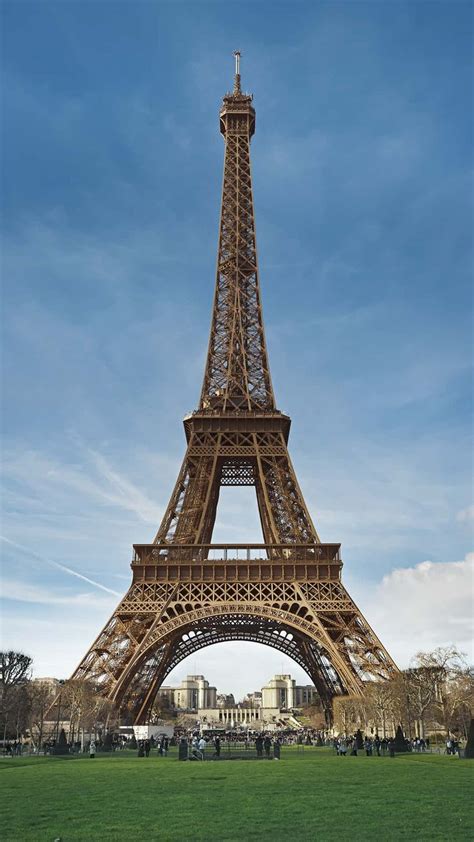 Eiffel Tower Paris France Blue Sky Android Wallpaper Torre Eiffel