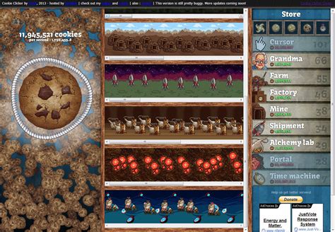 You can play the cookie clicker game on web browsers, ipad, iphone, samsung, android, and windows. Cookie Clicker Online
