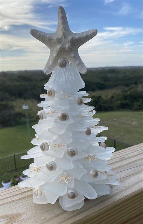 Sea Glass Christmas Trees