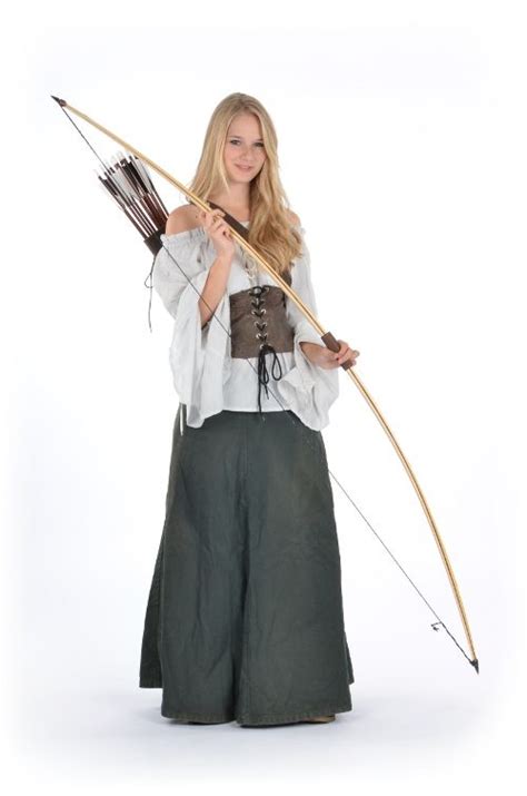 Female Archer English Longbow Longbow Archery Girl