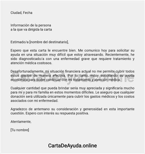 Carta Para Pedir Ayuda Economica Por Enfermedad Hot Sex Picture