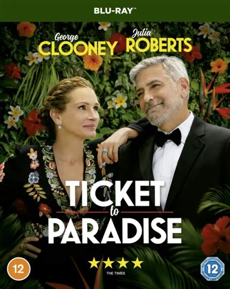 Ticket To Paradise Blu Ray George Clooney Julia Roberts Kaitlyn Dever £999 Picclick Uk