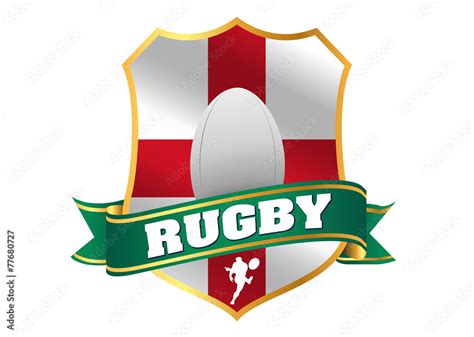 Blason Rugby Stock Vektorgrafik Adobe Stock