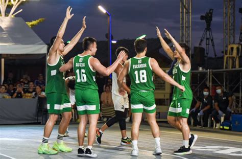 La Salle Captures Mens 3x3 Basketball Crown Edge Davao