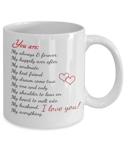 Whats a good gift for my husband. To my husband: coffee mug for husband, husband coffee mug ...