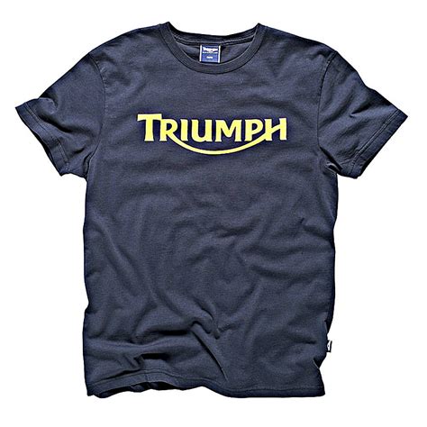 Shop2ride Triumph Logo T Shirt Mittelblau