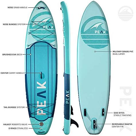 Peak Expedition Inflatable Stand Up Paddle Board — Durable Lightweight