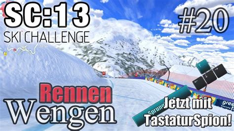 Ski Challenge 2013 Lets Play 20 Wengen Das Rennen Jetzt Mit