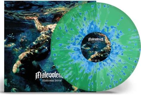 Malevolence Malicious Intent Greenblue Splatter Vinyl Uk 2 Lp Vinyl