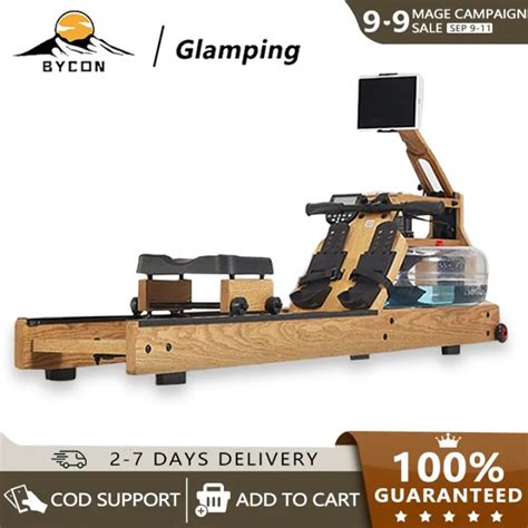 Bycon Wooden Oars Rowing Machine Silent Waterproof Rowing Machine