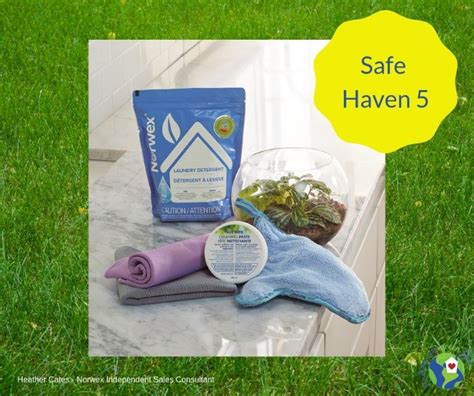 Safe Haven 5 Set With Ultra Power Plus Laundry Detergent Norwex