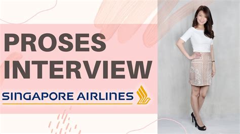 Proses Interview Pramugari Singapore Airlines Youtube