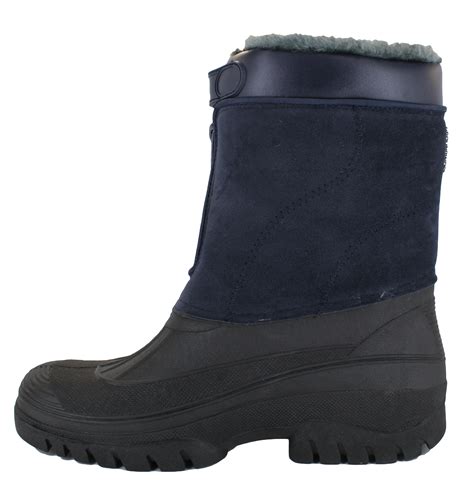 Mens Mucker Stable Yard Waterproof Winter Snow Zip Boots Wellies Sizes ...