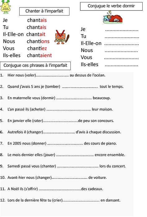 Tu dansais nous criions vous placeriez vous pliez. Conjugaison | Le BLOG de Monsieur Mathieu