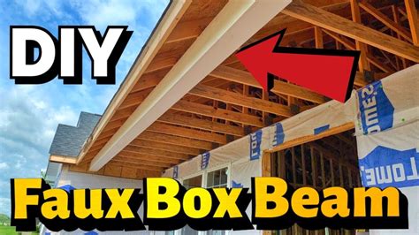 How To Build A Faux Box Beam DIY Box Beam Tutorial YouTube