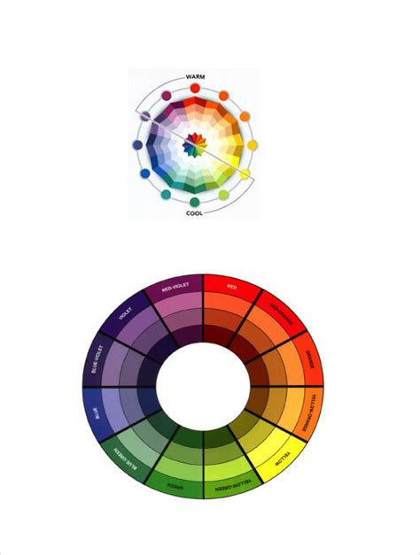 6 Sample Color Wheel Charts Sample Templates