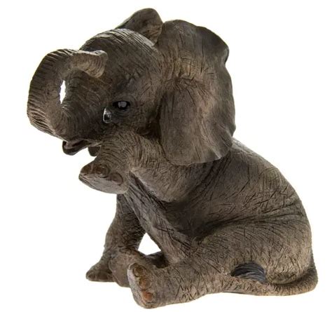 Realistic Leonardo Missing You Elephant Ornament Statue Out Of Africa