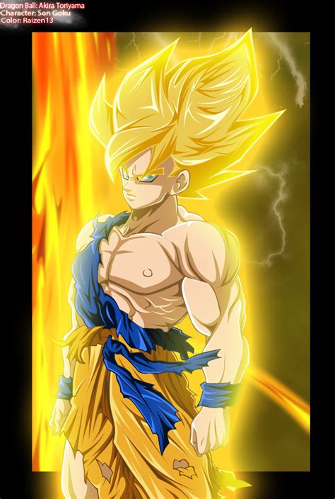 Goku Super Saiyan By Raizen13 On Deviantart
