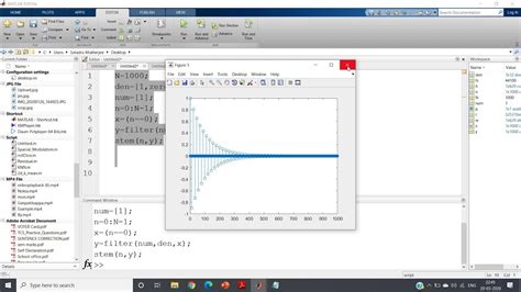 Impulse Response And Application Of Comb Filter Matlab Dsp Youtube