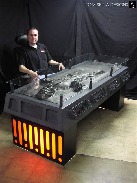 Star Wars Han Solo Carbonite Desk Custom Furniture Tom