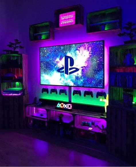 Pin By Destructiveunicorn On Games Video Game Room Design Game Room