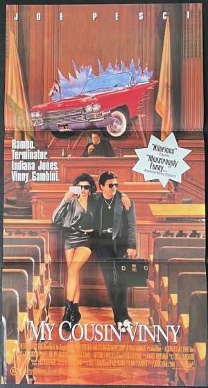 All About Movies My Cousin Vinny Poster Original Daybill 1992 Joe